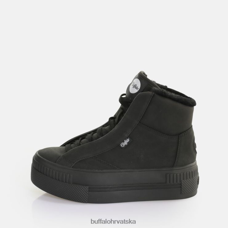 crno Buffalo uparene ph tople tenisice visoke veganske |tenisice TDD6T650